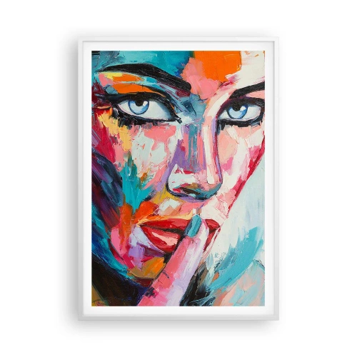 Affiche dans un cadre blanc - Poster - Notre premier secret - 70x100 cm