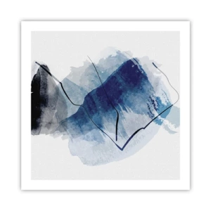 Affiche - Poster - Montagne de glace - 60x60 cm