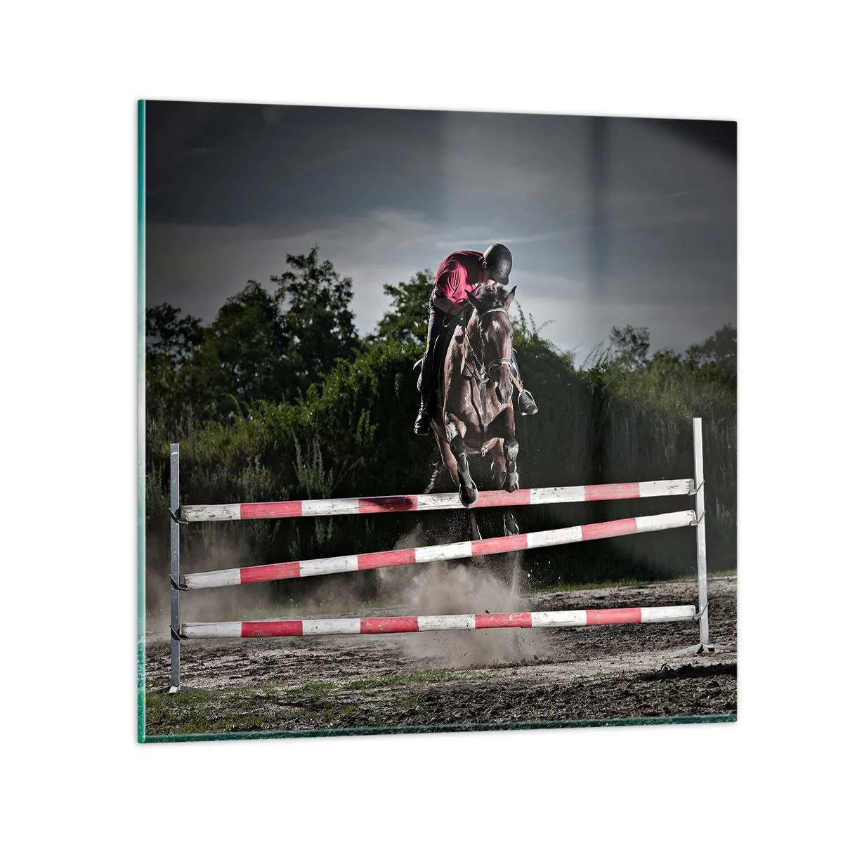 Impression sur verre - Image sur verre - Ensemble pour la victoire - 70x70 cm