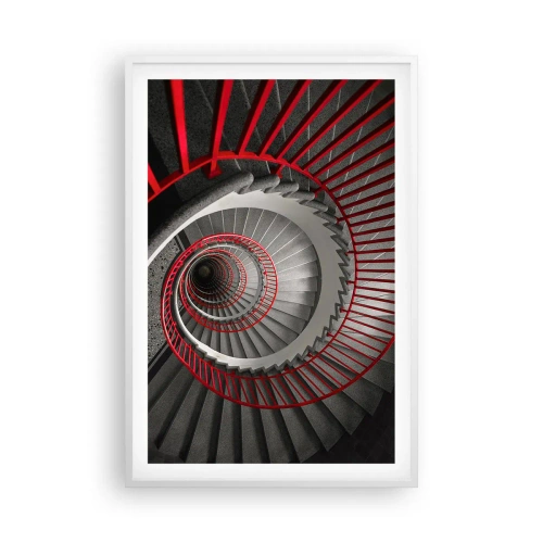 Affiche dans un cadre blanc - Poster - Amusement architectural - 61x91 cm