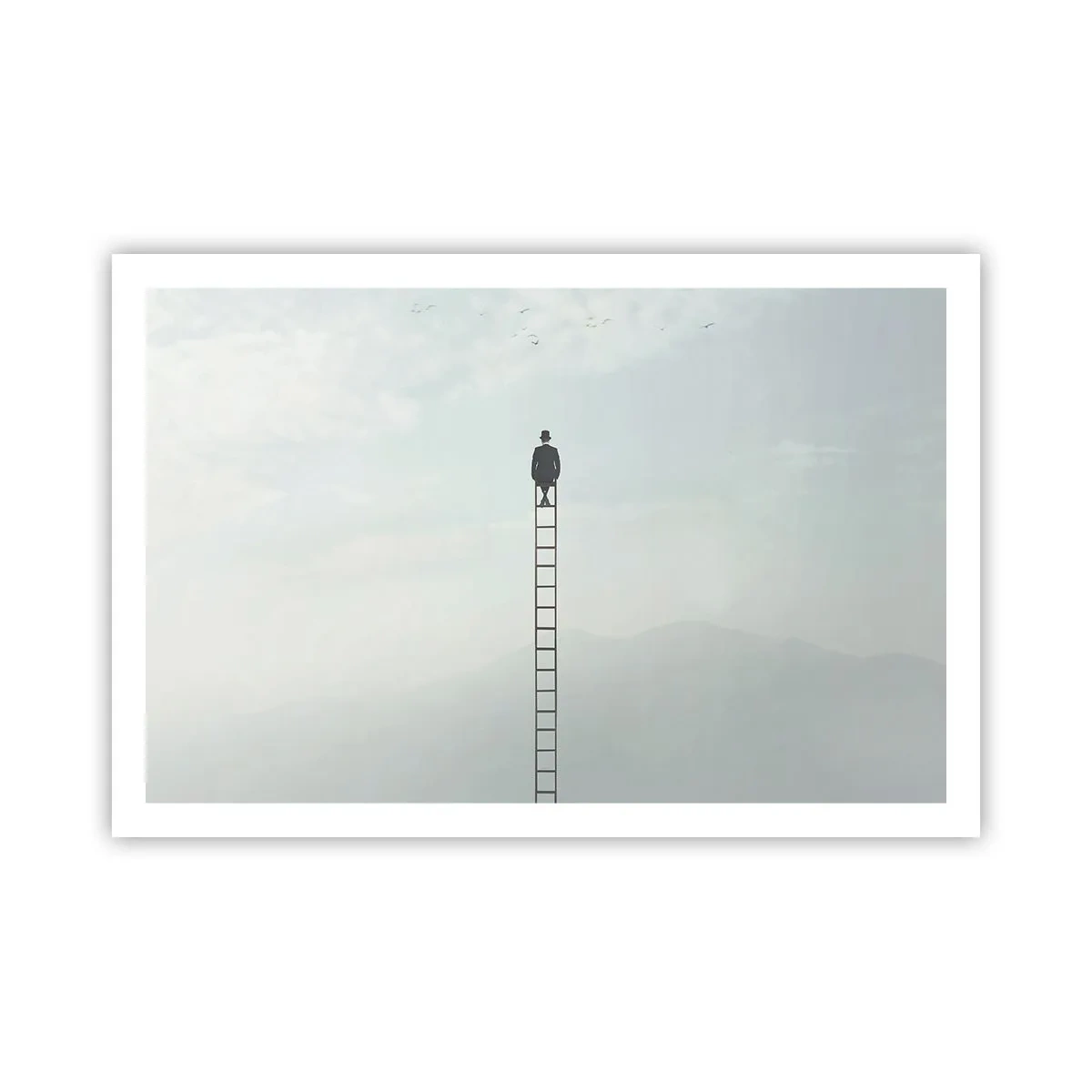 Affiche - Poster - Se soulever au-dessus - 91x61 cm