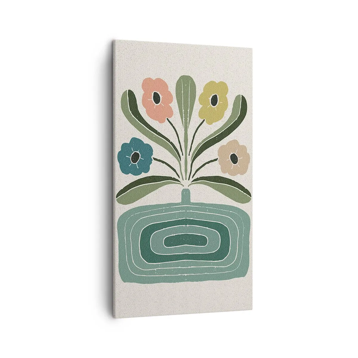 Impression sur toile - Image sur toile - Bouquet symétrique - 45x80 cm