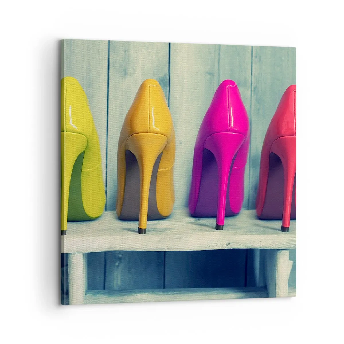 Impression sur toile - Image sur toile - Promenade sur l'arc-en-ciel - 60x60 cm