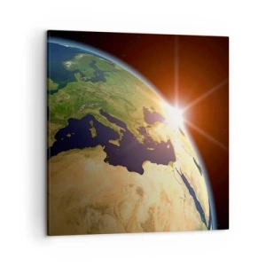 Impression sur toile - Image sur toile - Lever de soleil - 50x50 cm