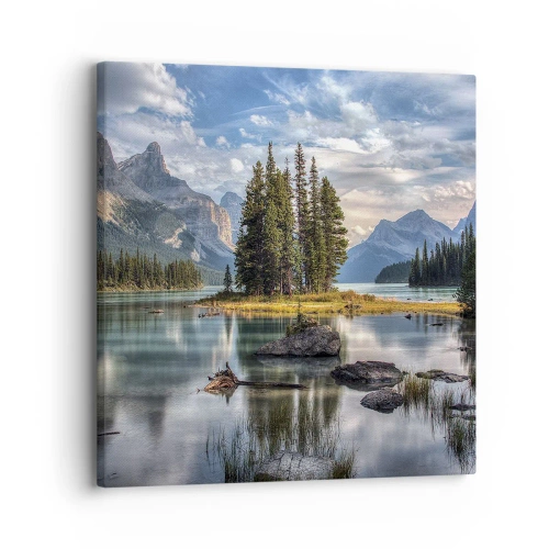 Impression sur toile - Image sur toile - Sous les grandes eaux claires - 30x30 cm