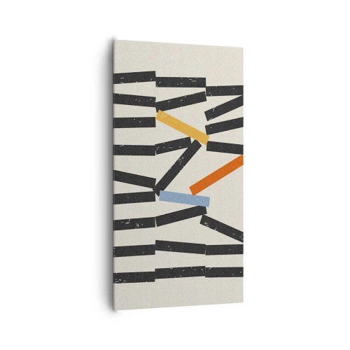 Impression sur toile - Image sur toile - Dominos – composition - 65x120 cm