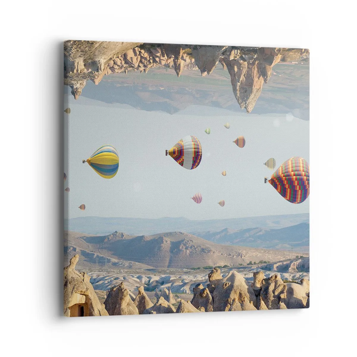 Impression sur toile - Image sur toile - Ici, tout est possible - 40x40 cm