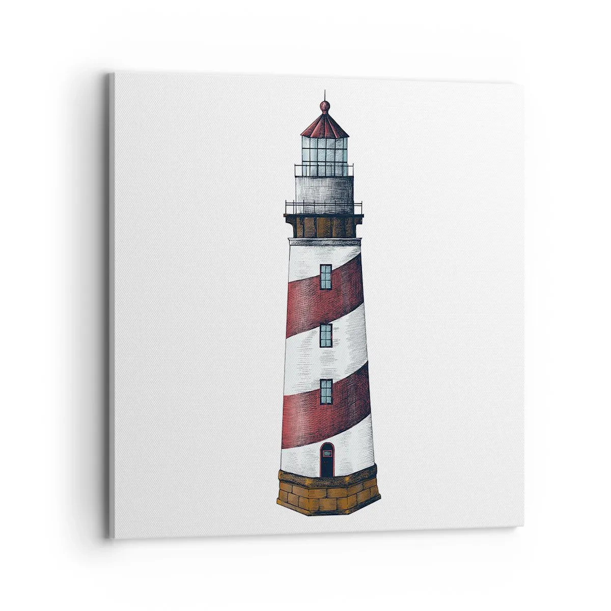 Impression sur toile - Image sur toile - Toujours sur ses gardes - 70x70 cm