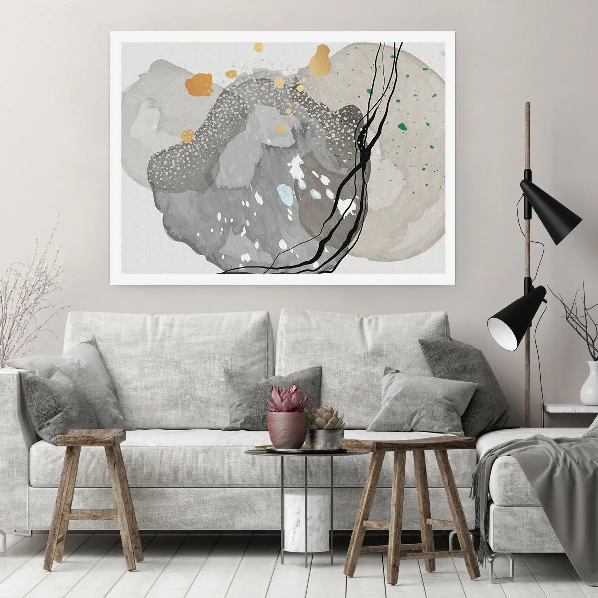 Affiche - Poster - Composition organique - 70x50 cm