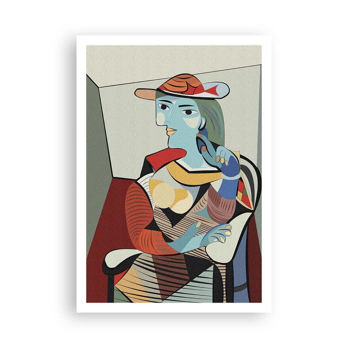 Affiche - Poster - À travers les yeux de Picasso - 70x100 cm