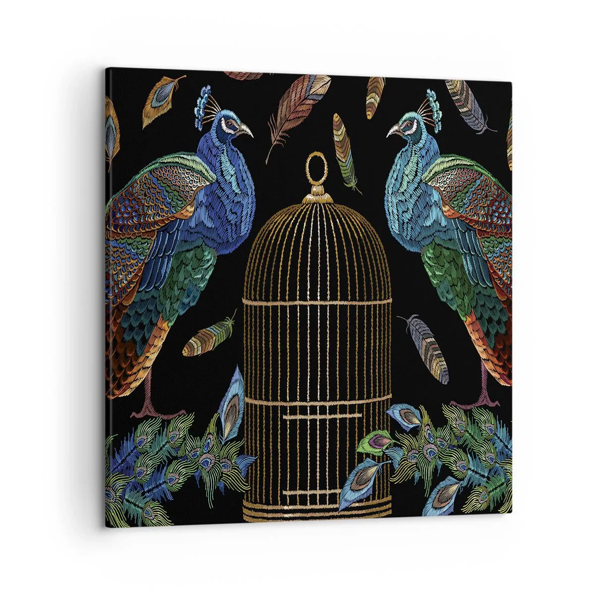 Impression sur toile - Image sur toile - En robes royales - 50x50 cm