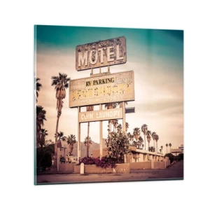 Impression sur verre - Image sur verre - Ici, le temps s'est arrêté - 40x40 cm