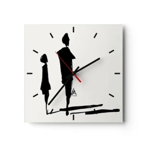 Horloge murale - Pendule murale - Êtes-vous sûr qu'ils sont ensemble ? - 40x40 cm