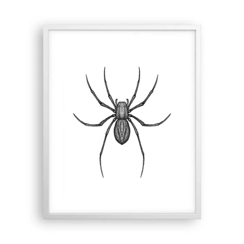 Affiche dans un cadre blanc - Poster - Une précision troublante - 40x50 cm