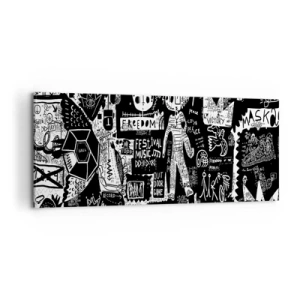 Impression sur toile - Image sur toile - Jeunesse spirituelle de loi et de joie - 100x40 cm