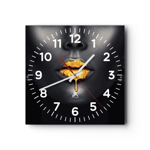Horloge murale - Pendule murale - Bouche d'or - 40x40 cm