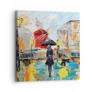 Impression sur toile - Image sur toile - Légende parisienne - 30x30 cm