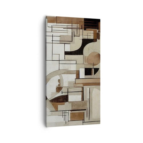 Impression sur toile - Image sur toile - Paysage urbain 2.0 - 55x100 cm