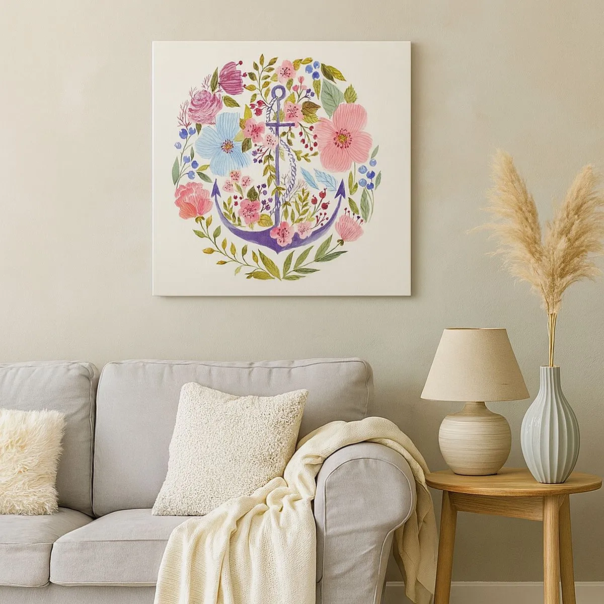 Impression sur toile - Image sur toile - Le beau rêve du marin - 30x30 cm