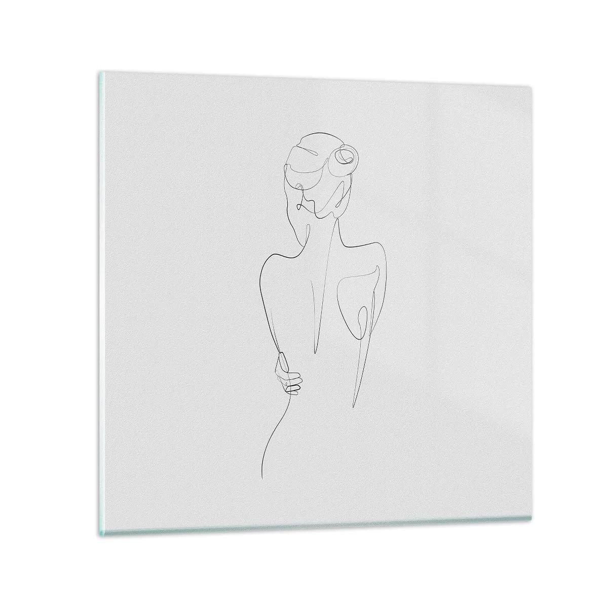 Impression sur verre - Image sur verre - Musique corporelle - 40x40 cm