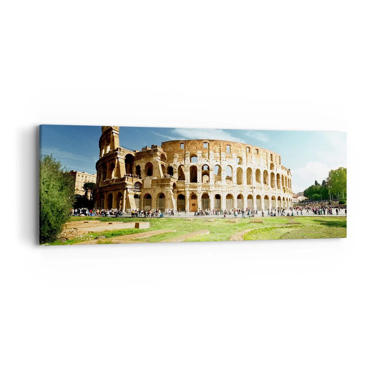 Impression sur toile - Image sur toile - On entend encore la détonation de l'arme - 90x30 cm