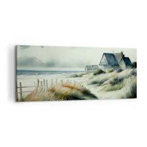 Impression sur toile - Image sur toile - Loin de l'agitation - 100x40 cm