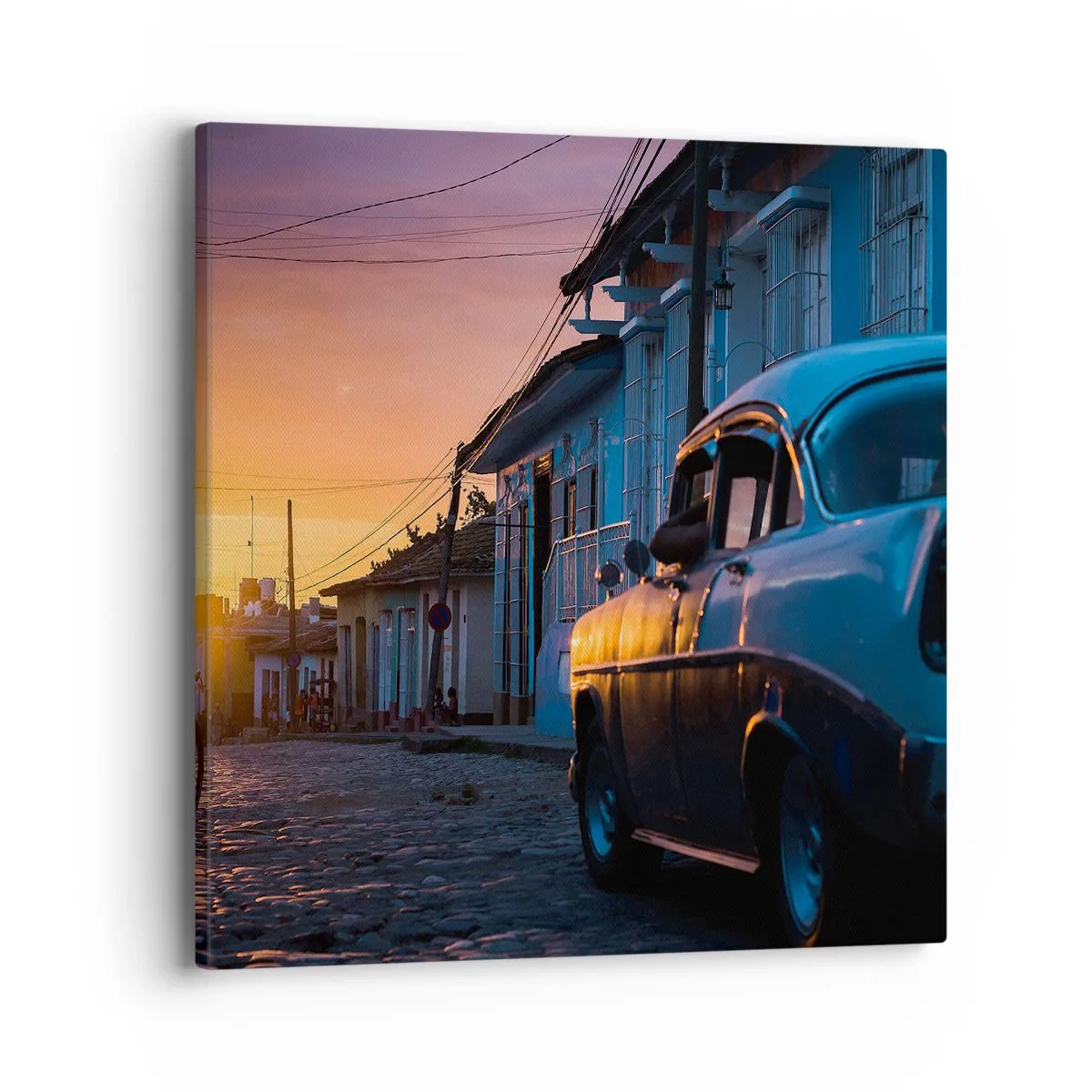 Impression sur toile - Image sur toile - Ici, le temps ralentit - 40x40 cm