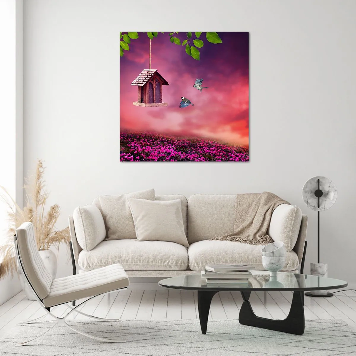 Impression sur verre - Image sur verre - Invitation à dîner - 60x60 cm