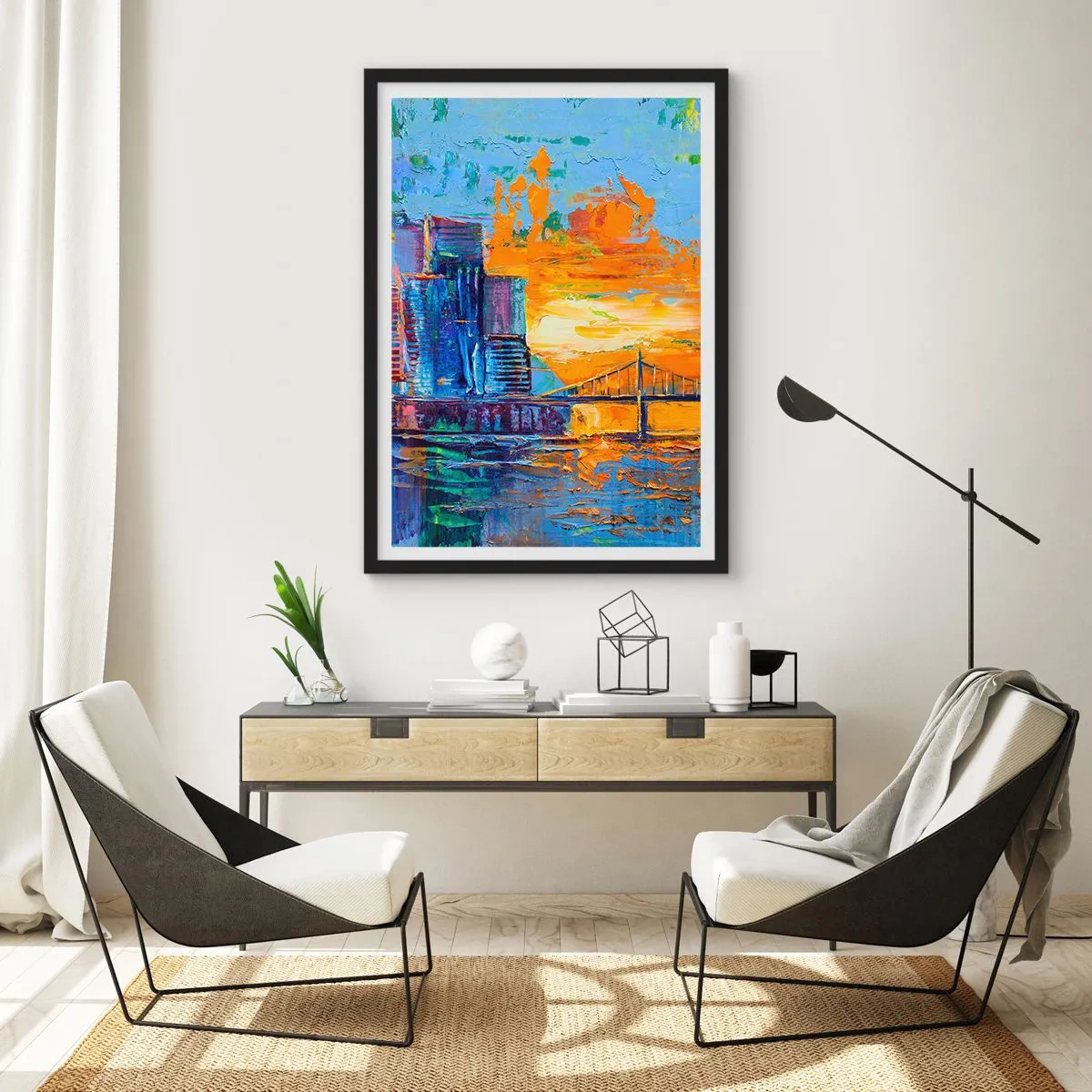 Affiche dans un cadre noir - Poster - Culture et nature - 61x91 cm