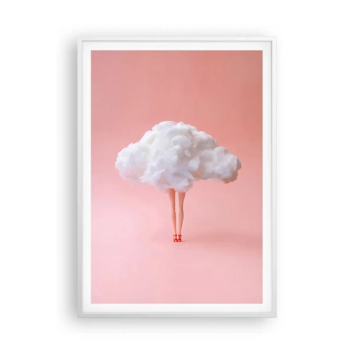 Affiche dans un cadre blanc - Poster - Douce promesse - 70x100 cm