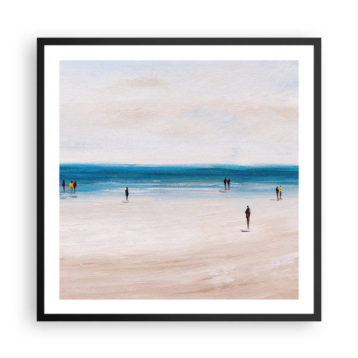 Affiche dans un cadre noir - Poster - Un besoin naturel - 60x60 cm