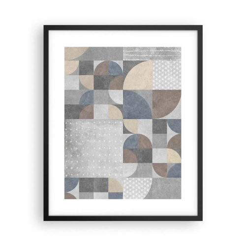 Affiche dans un cadre noir - Poster - Fantaisie de la céramique  - 40x50 cm