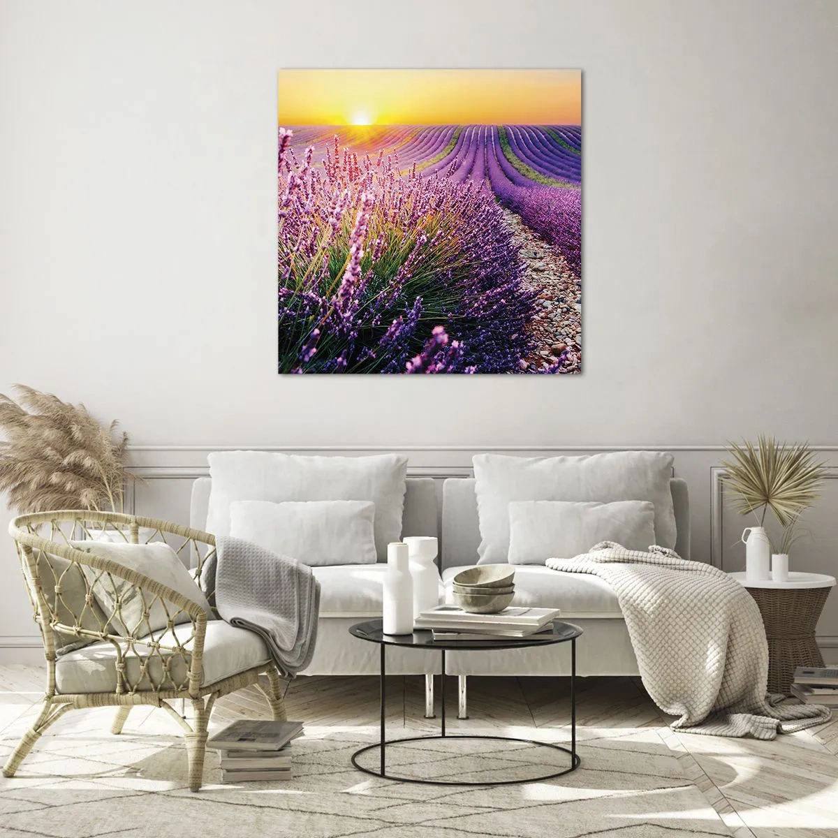 Impression sur verre - Image sur verre - Tige parfumée - 70x70 cm