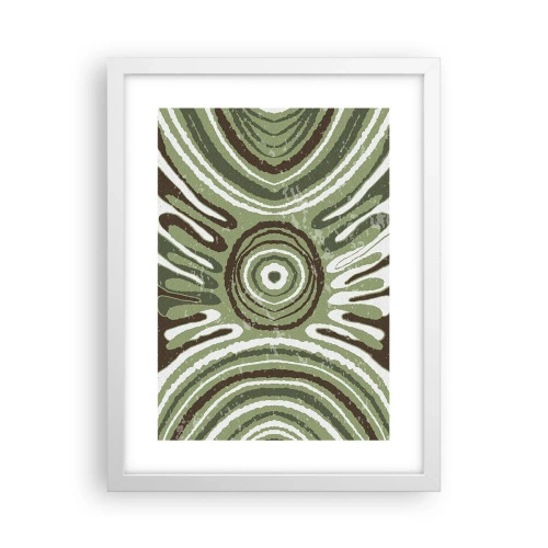 Affiche dans un cadre blanc - Poster - Une explosion d'émotions - 30x40 cm