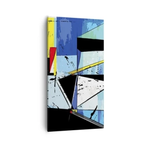 Impression sur toile - Image sur toile - Regardez le monde sous un certain angle… - 55x100 cm