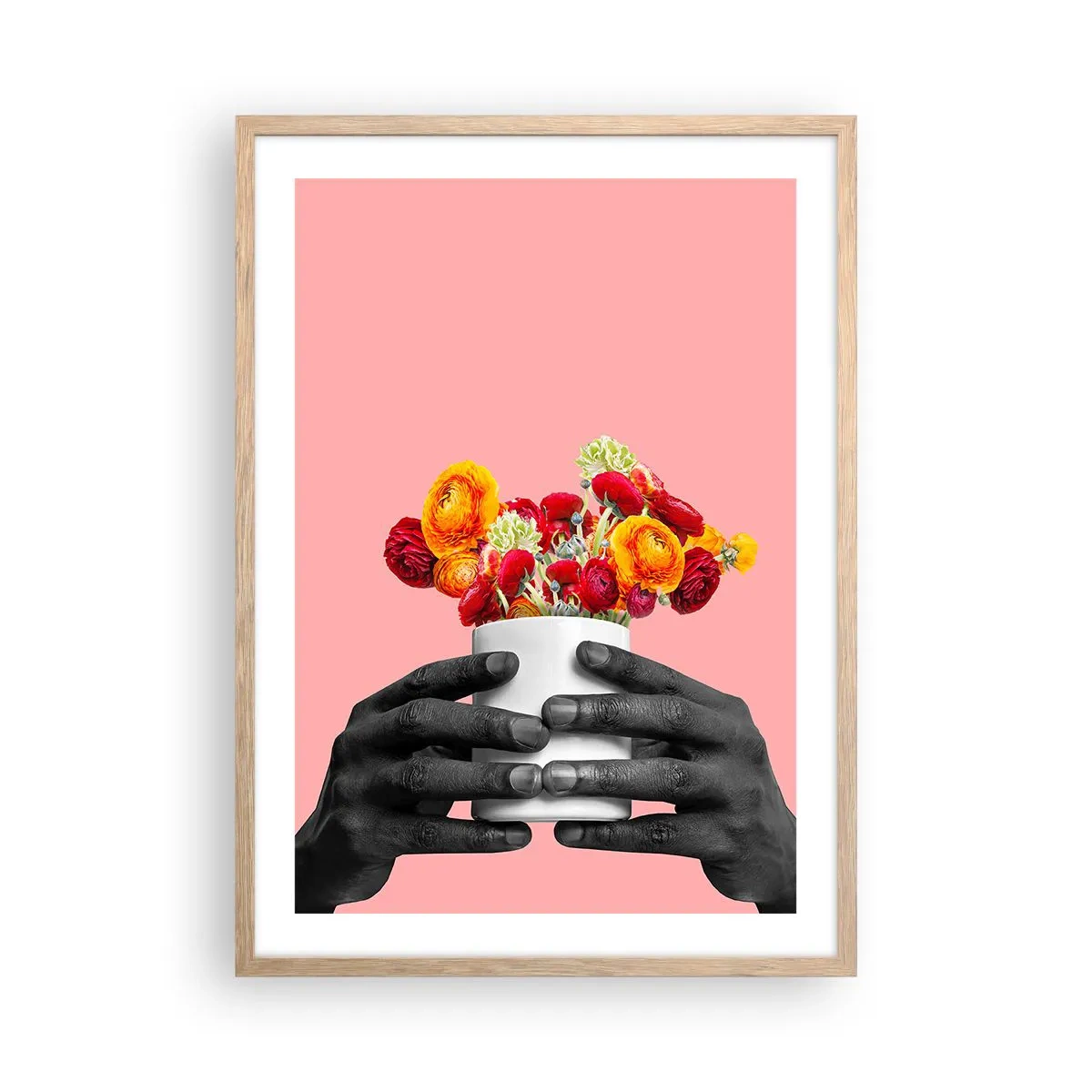 Affiche dans un chêne clair - Poster - Apothéose de la vie - 50x70 cm