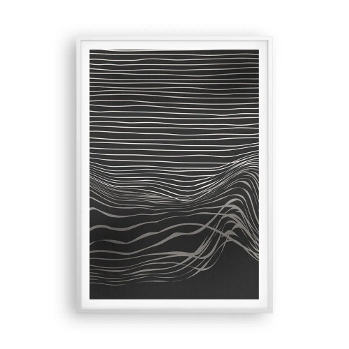 Affiche dans un cadre blanc - Poster - Rythme et accent - 70x100 cm