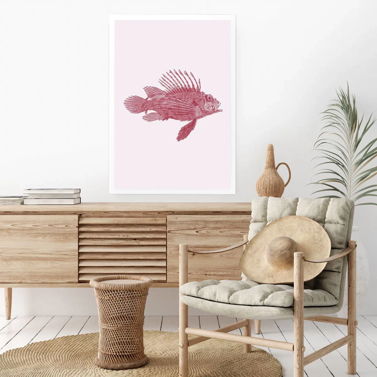 Affiche - Poster - Un habitant des eaux exotiques - 40x50 cm