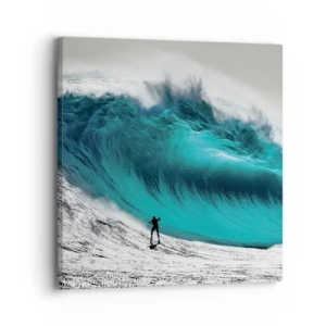 Impression sur toile - Image sur toile - Challenge accepté - 30x30 cm