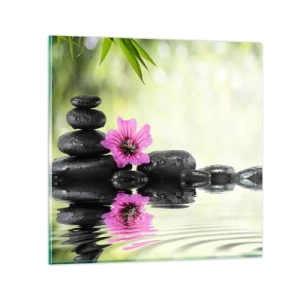 Impression sur verre - Image sur verre - Temps pour l'âme - 30x30 cm