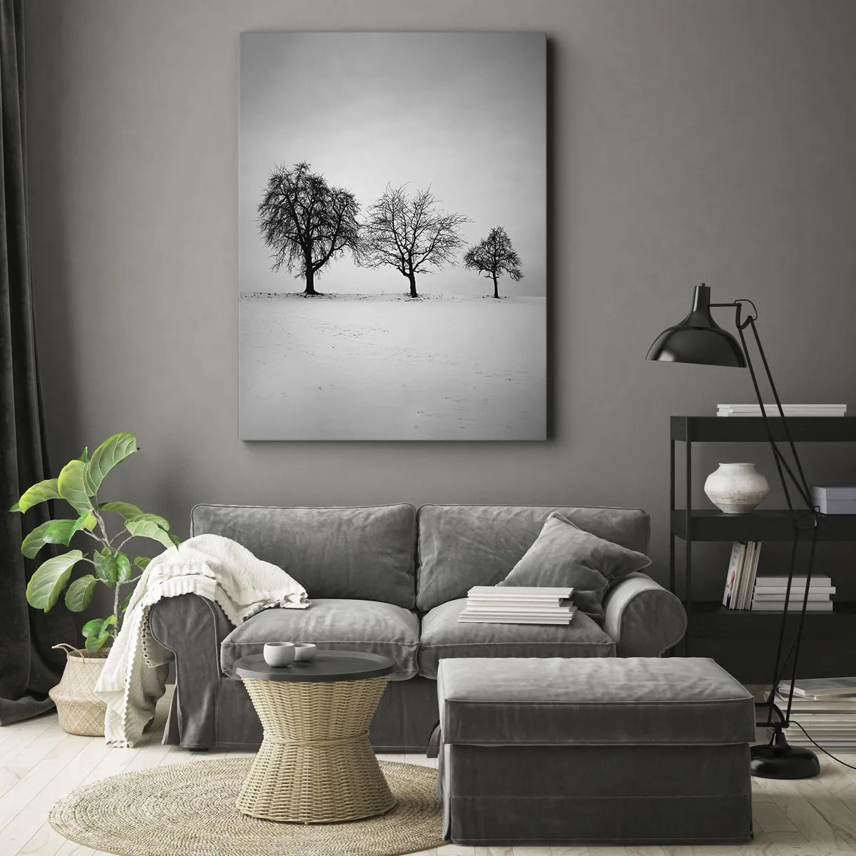 Impression sur toile - Image sur toile - A quoi rêvent-ils? - 55x100 cm