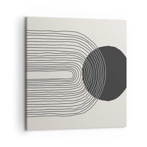 Impression sur toile - Image sur toile - Tremblement et confiance - 50x50 cm