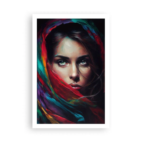 Affiche - Poster - Mystère aux yeux verts - 61x91 cm