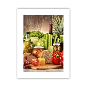 Affiche - Poster - Fumé, cuit au four et mariné - 30x40 cm