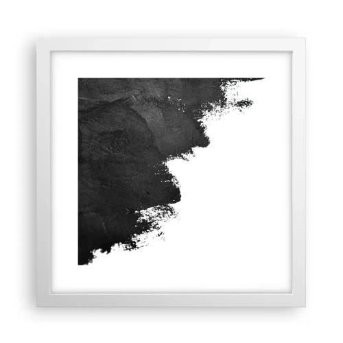 Affiche dans un cadre blanc - Poster - Éléments : terre - 30x30 cm