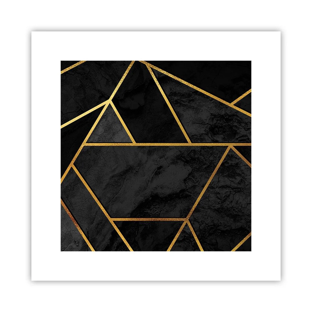 Affiche - Poster - Obscurité et éclat - 30x30 cm