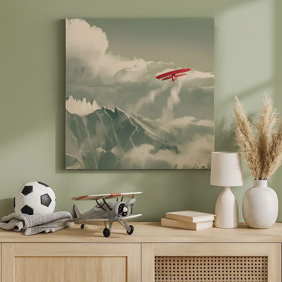 Impression sur toile - Image sur toile - Pionnier intrépide - 30x30 cm