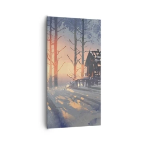 Impression sur toile - Image sur toile - Seul le soleil regarde ici - 65x120 cm