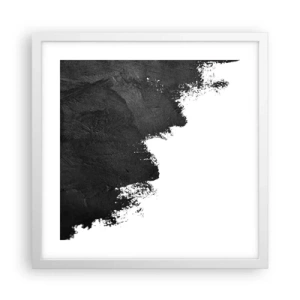 Affiche dans un cadre blanc - Poster - Éléments : terre - 40x40 cm