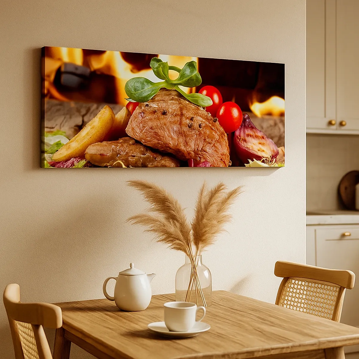 Impression sur toile - Image sur toile - Ensorcelé par la braise - 30x30 cm